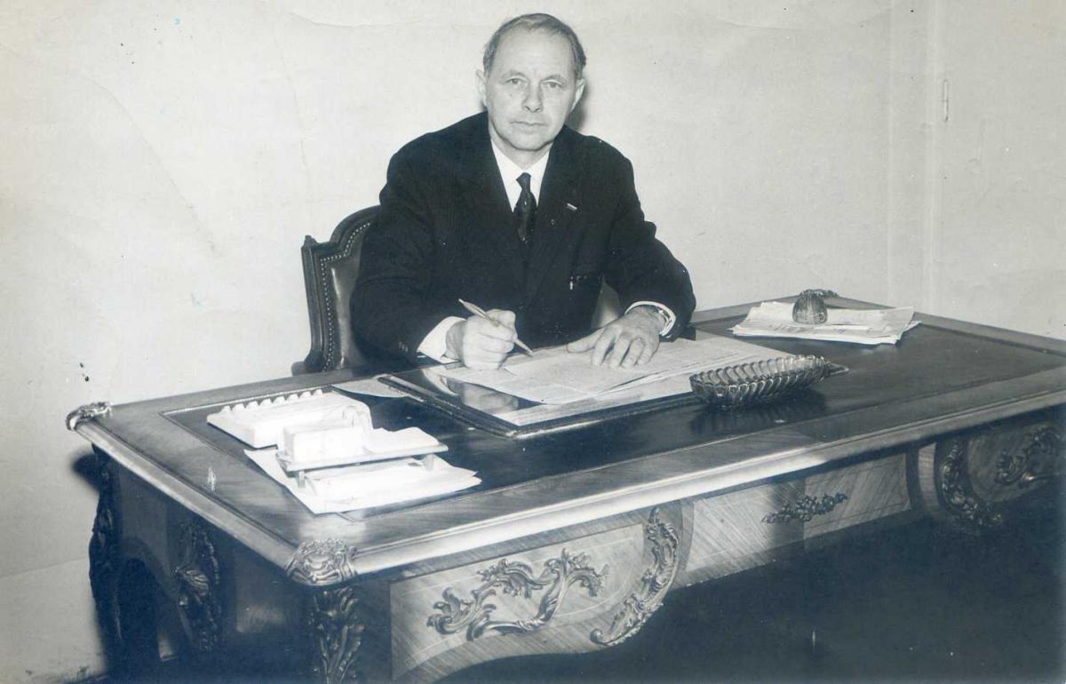 Bureau mairie provisioire 1965